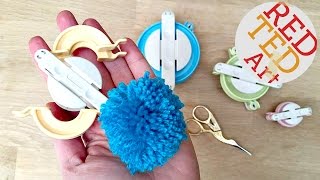 Clover Pom Pom Maker Tutorial  Easy Pom Pom DIY [upl. by Akkeber326]