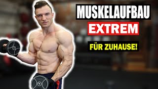 Oberkörper Workout für Zuhause mit Kurzhanteln  20 Minuten [upl. by Nothsa]