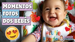 BEBÊS FOFOS Fazendo Gracinhas  Eric e Mia  VLOG da Família [upl. by Leonie]