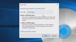 Windows 10 How to burn CDs and DVDs [upl. by Barrus]