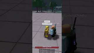 One shot tweaking combur🤑🔥 roblox memes thestrongestbattlegrounds videogamememes funny goofy [upl. by Ailatan238]