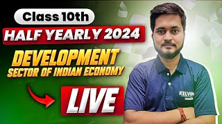 Development Sector of India Economy  Class 10th Social  FREE YouTube Series [upl. by Beach]