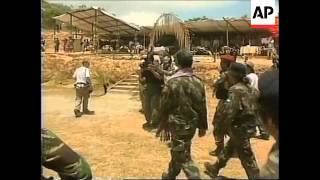 EAST TIMOR INDONESIAN TROOPS PREPARE TO LEAVE 2 [upl. by Eilac372]