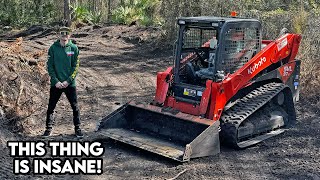 My First Skid Steer  Building OffRoad Course at The LZ Compound [upl. by Alaham]