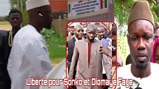 En direct Cap manuel  SONKO et DIOMAYE enfin Libre accueilli par une folle foule [upl. by Elane863]