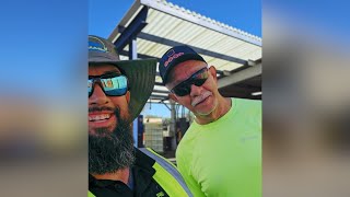 Unbelievable Shade Structure Makeover Fiberglass Roof Install at AZ Chemical Plant [upl. by Wivinia549]