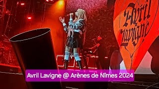 Avril Lavigne  Bite Me  Arènes de Nîmes 10072024 [upl. by Truelove]