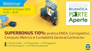 SUPERBONUS 110 pratica ENEA Corrispettivi Computo Metrico e Contabilità General Contractor [upl. by Yrogerg243]