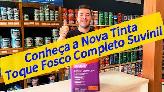 Tinta Toque Fosco Completo Suvinil Premium Aplicação Rendimento e Cores  Tutorial  SAtintas [upl. by Galatea]