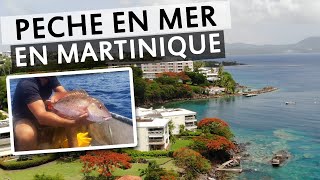 Pêche en mer des Caraïbes en Martinique  JIG vs Appâts en bateau nombreux poissons [upl. by Benn]