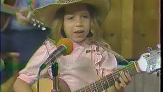 Mean Mary when she was a child age 6 singing Long Tall Texan [upl. by Idel]