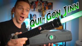 How BIG is QuiGon Jinns Galaxys Edge Legacy Lightsaber [upl. by Niarb]