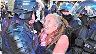 Interpellation mouvementée dune femme  Gilets jaunes  Acte 28  25 mai 2019 [upl. by Lucretia118]