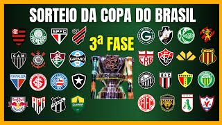 COPA DO BRASIL  Simulação do SORTEIO da 3ª FASE [upl. by Gaal]