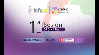 1a Sesión Ordinaria del Consejo Consultivo INFONL [upl. by Rorke182]