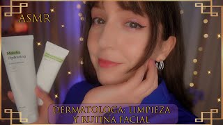 ⭐ASMR Dermatóloga Roleplay Español Sub Tratamiento y Limpieza Facial Rutina de Cuidado de Rostro [upl. by Marijane]