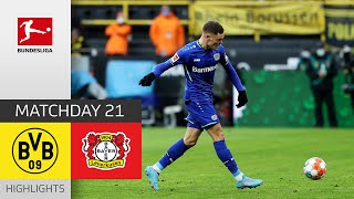 Borussia Dortmund  Bayer 04 Leverkusen 25  Highlights  Matchday 21 – Bundesliga 202122 [upl. by Ognimod407]