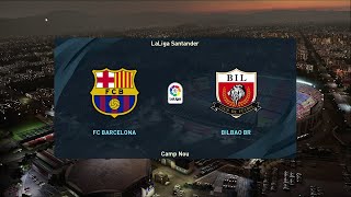 PES 2021  Barcelona vs Athletic Bilbao  La Liga  PC Gameplay [upl. by Kcajyllib]