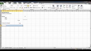 How to Create a Bookkeeping Spreadsheet using Microsoft Excel  Part 4 [upl. by Neirda]