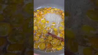 EASY kumquat jam recipe 🍊☀️ fruit recipe youtubeshorts citrus [upl. by Lener]