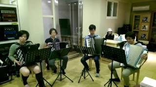 【Donauwellen Walzer】Accordion 合奏 [upl. by Idak]