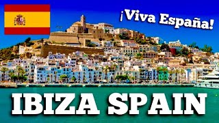 IBIZA SPAIN  The Allure of Ibiza Spain  4K HD City Tour Visiting Ibiza CastleCastell d’Eivissa [upl. by Aronel]