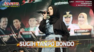 Eny Sagita  Sugih Tanpo Bondo  Dangdut Official Music Video [upl. by Schroder]