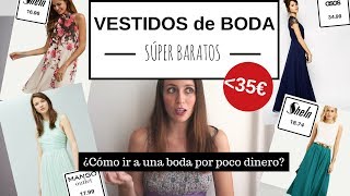 Vestidos para bodas baratos💐 ¡Chollos por menos de 35€  Shein Asos Mango Zara Bershka [upl. by Anaeed]