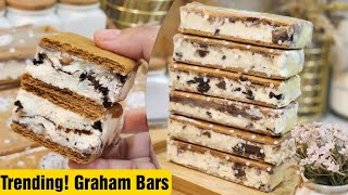 Trending now‼️ Special Graham Bars Graham Bars Recipe Bake N Roll [upl. by Oza]