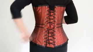 Corsets365  How to self lace a corset [upl. by Gerlac]