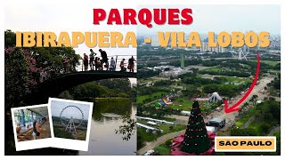 Um día de lazer em São Paulo Parque Villa Lobos e Ibirapuera  Divertimento  Natureza [upl. by Ettenal]