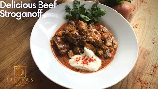 Delicious Beef Stroganoff [upl. by Friday]