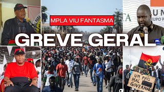 João Lourenço e MPLA viram “FANTASMAS” na greve geral da função pública [upl. by Eadmund828]