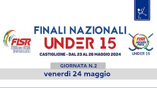 Finali Nazionali Under 15  Castiglione 2024  Giornata n2 [upl. by Haynes]