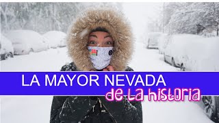 NIEVA EN MADRID  RECOGEMOS EL ÁRBOL  VLOG [upl. by Grochow]