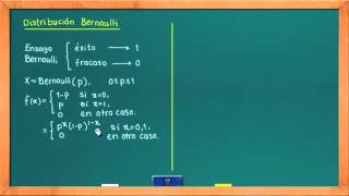 0625 Distribución Bernoulli [upl. by Spears]