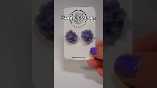 Beautiful Polymer Clay Earrings polymerclayearrings handmadejewelry smallbusiness polymerclay [upl. by Zebedee934]