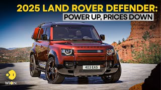 2025 Land Rover Defender packs more power new trim options  WION Drive [upl. by Aiza]