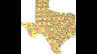 map of Texas counties [upl. by Letsou]