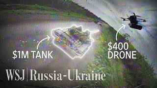 How Ukrainian DIY Drones Are Taking Out Russian Tanks  WSJ [upl. by Marya]