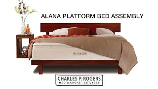 Alana Platform Bed Assembly Charles P Rogers Beds [upl. by Ididn787]