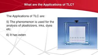 What are the Applications of TLC Chromatography  Analytical Chemistry [upl. by Ardnaxila]