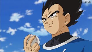 Vegeta Vs Yamcha jugando Béisbol En español latino [upl. by Hannis]