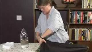 How to Iron Clothes  How to Iron Synthetic Fabrics [upl. by Atenahs]