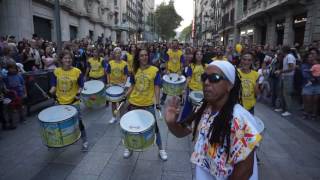 Batucada Barcelona Ketubara en la Mercè 2016  6 [upl. by Yengac]