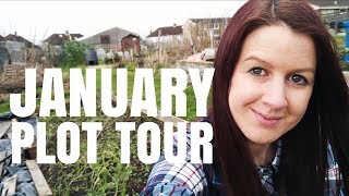 JANUARY Allotment Plot Tour And Big IDEAS  2019 [upl. by Antonina891]