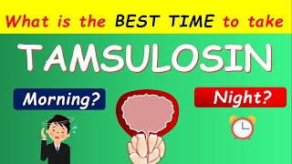 Tamsulosin Flomax What is the Best Time of Intake Morning or night [upl. by Angy]