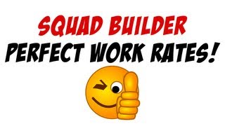 FIFA 13  Perfect Work Rates  Squad Builder  Ultimate Team [upl. by Nomar]