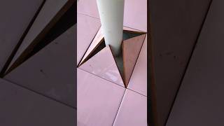 how to install floor tiles that block pipes [upl. by Ungley895]