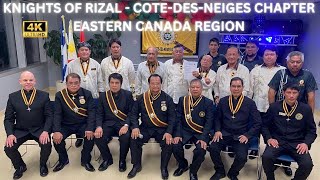 Knights of Rizal CotedesNeiges Chapter Induction [upl. by Aniral]